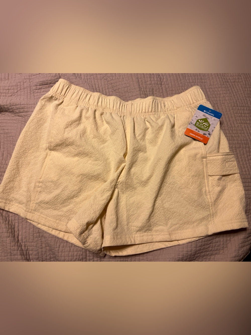 Columbia Women's Yellow Athletic Shorts